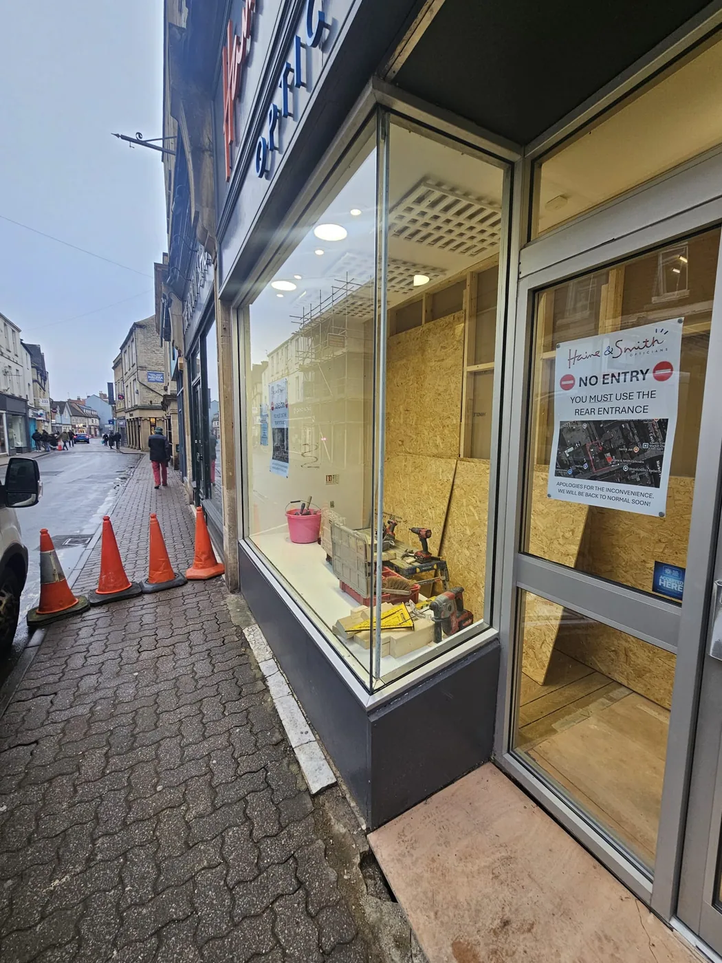 Completed commercial shopfront installation by SK Shopfronts