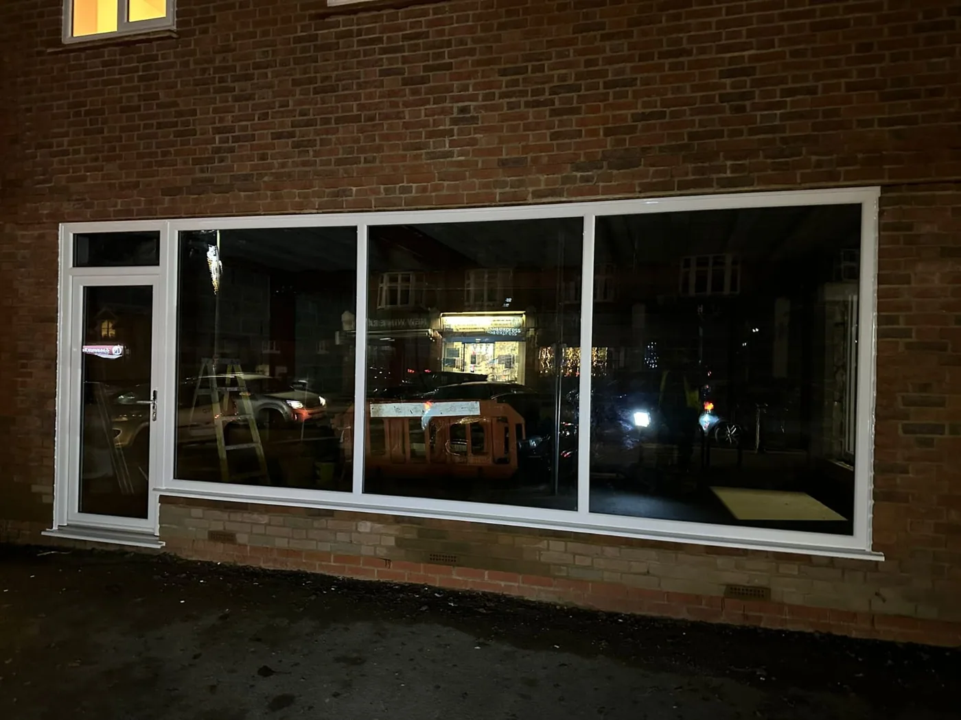 Completed commercial shopfront installation by SK Shopfronts